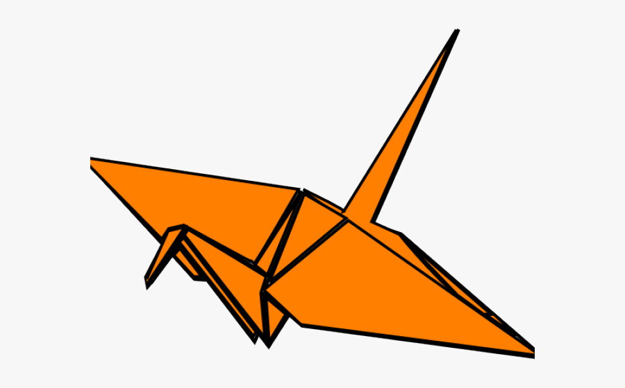 Paper Crane Clipart, Transparent Clipart