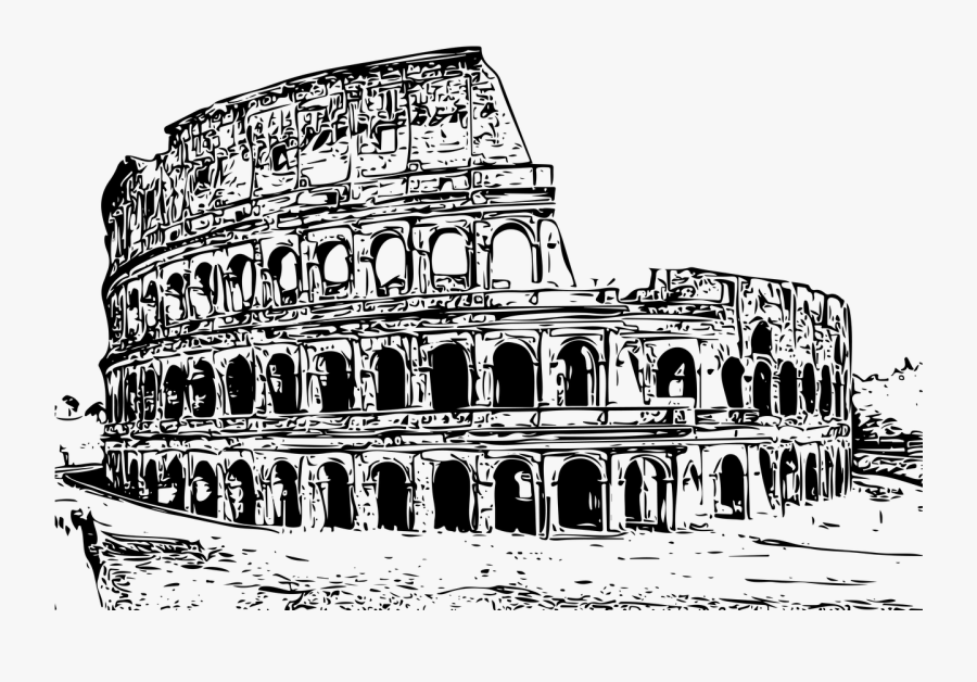 Architecture Lineart, Transparent Clipart