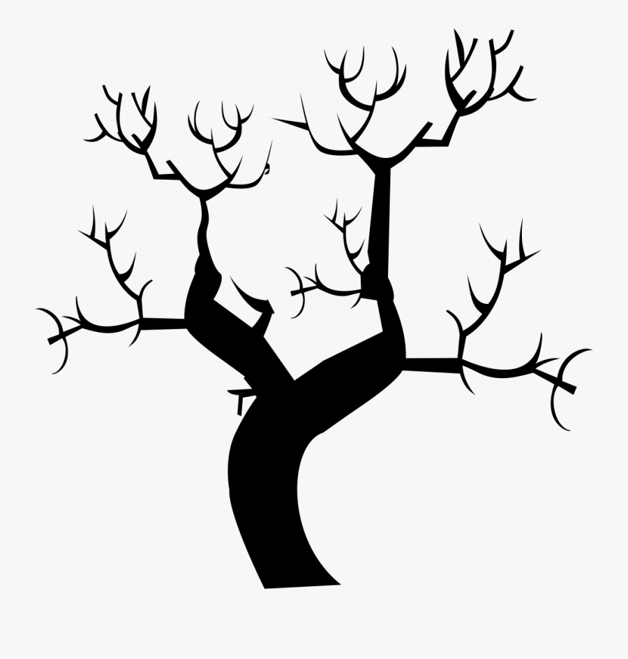Transparent Leafless Tree Png - Arbol Deshojado, Transparent Clipart