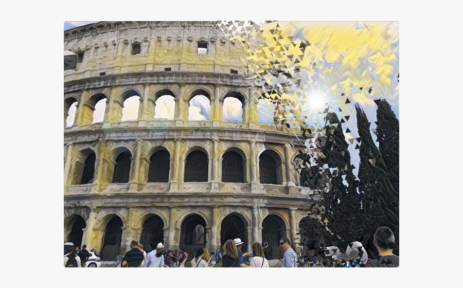 Romaaa😍😍 Freetoedit Romaaa - Colosseum, Transparent Clipart
