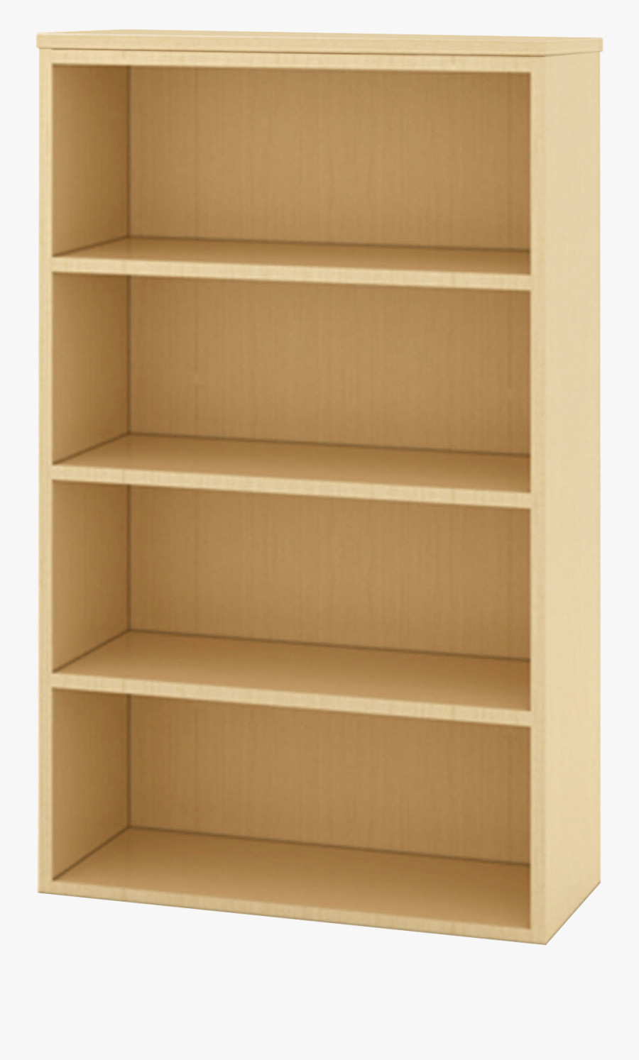 Bookcase Image - Wooden Simple Book Rack, Transparent Clipart