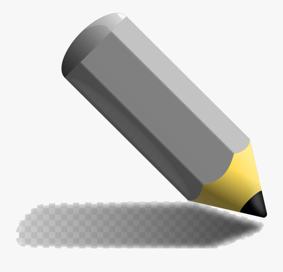 Gray Crayon Pencil Colored Angle Technology Transparent - Green Pencil Cartoon, Transparent Clipart