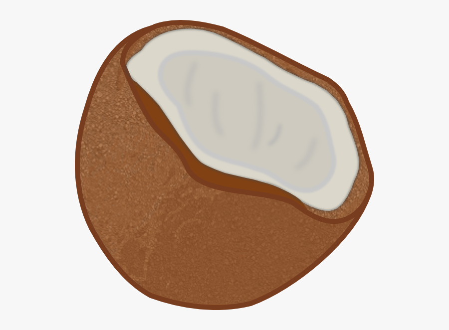 Coconut Clipart Black And White - Coconut Svg, Transparent Clipart