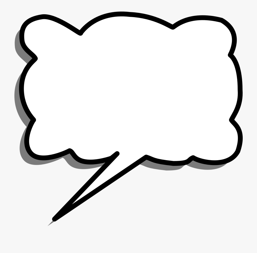 Transparent Think Bubble Clipart - Speech Balloon, Transparent Clipart