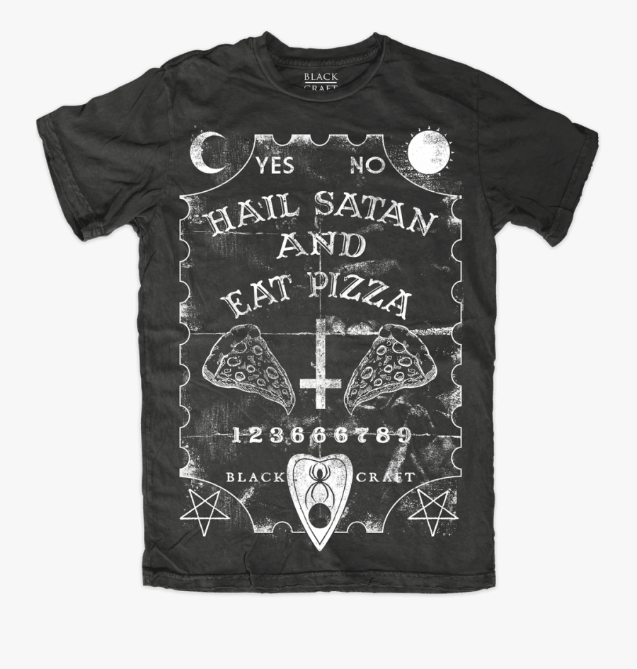 Clip Art And Eat Pizza Blackcraft - Hail Satan And Eat Pizza, Transparent Clipart