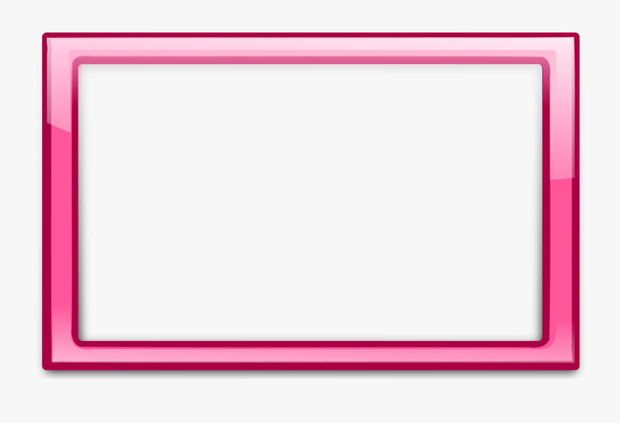 Pink Frame Vector Png, Transparent Clipart