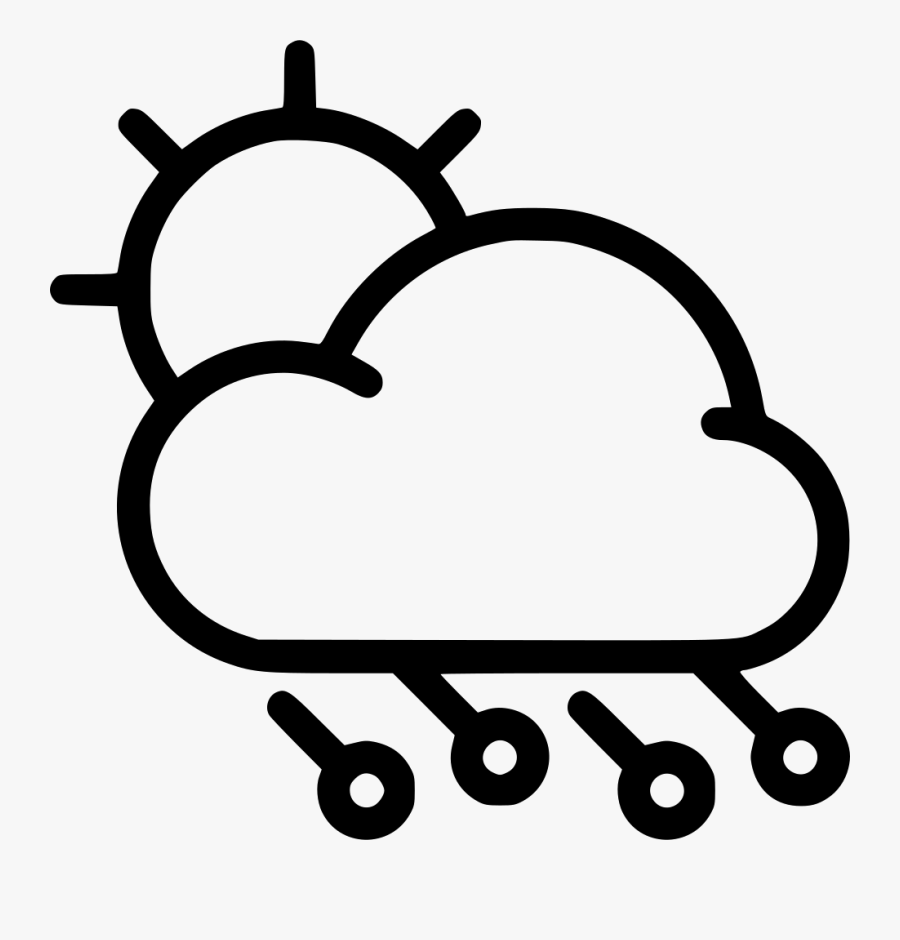 Hailstorm - Unicode Sun, Transparent Clipart