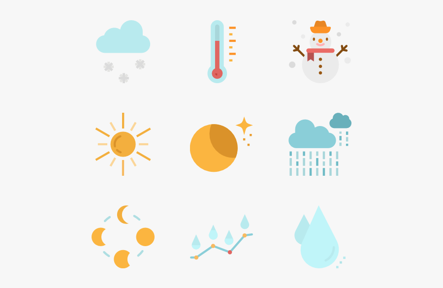 7 Weather Vector For Free Download On Mbtskoudsalg, Transparent Clipart