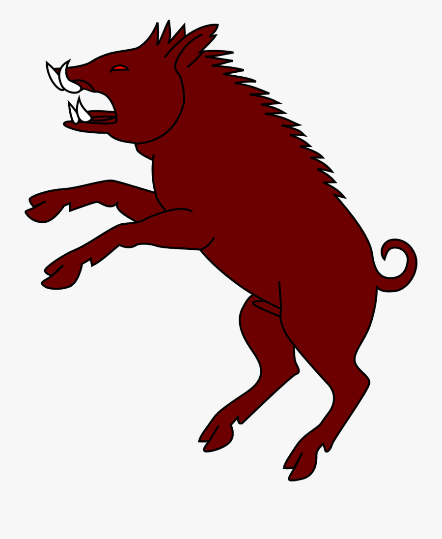 Wild Boar Silhouette Clip Art Boar Hunting Image - Boar Black And White, Transparent Clipart