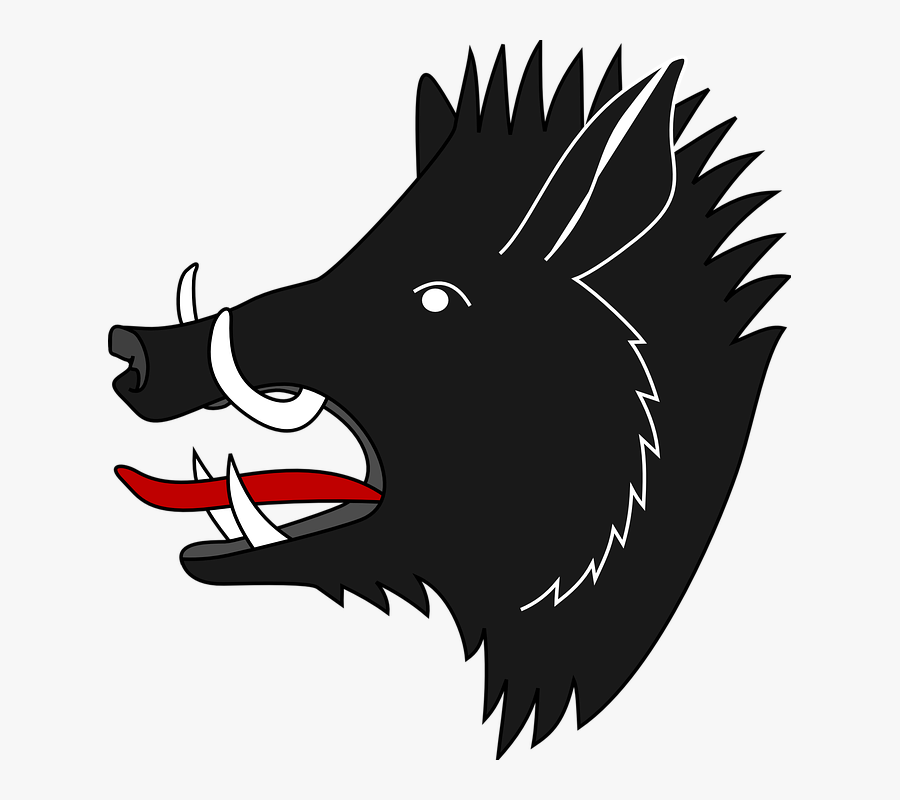 Boar Png - Boar On Coat Of Arms, Transparent Clipart