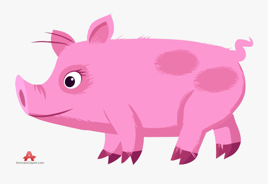 Pig Little Clipart Free Design Transparent Png - Pink Pig Clipart, Transparent Clipart