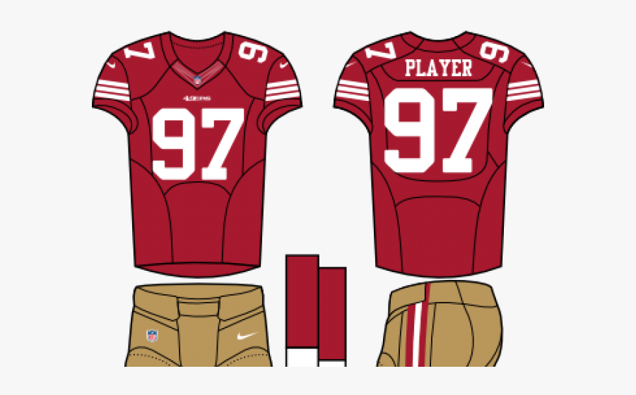 Helmet Clipart 49ers - New York Giants Home Uniform, Transparent Clipart