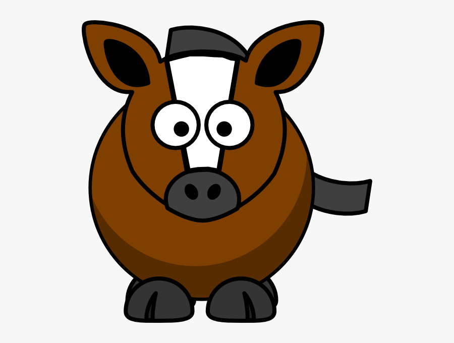 Horse Mare Cartoon Svg Clip Arts - Transparent Cartoon Horse Clipart, Transparent Clipart