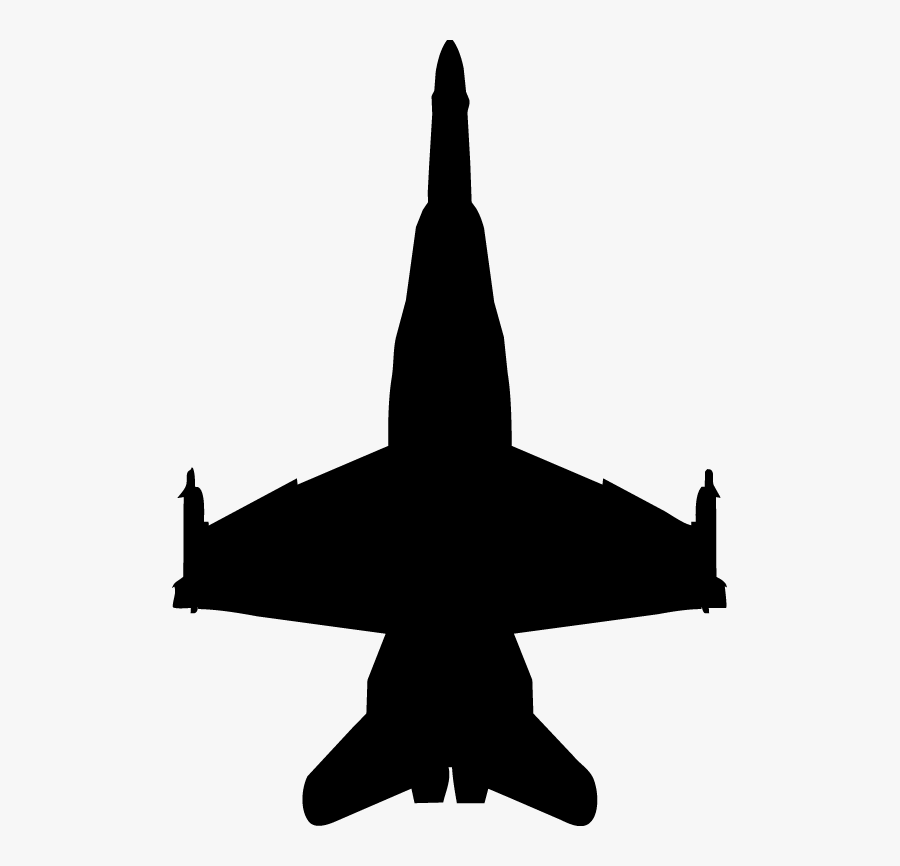 Transparent Hornet Clipart Black And White - Ea 18g Growler Silhouette, Transparent Clipart