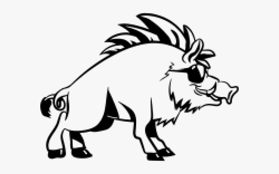 Drawn Boar Nasty, Transparent Clipart