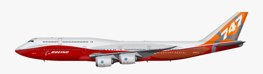 Plane Png Image - Boeing 747 8 Png, Transparent Clipart