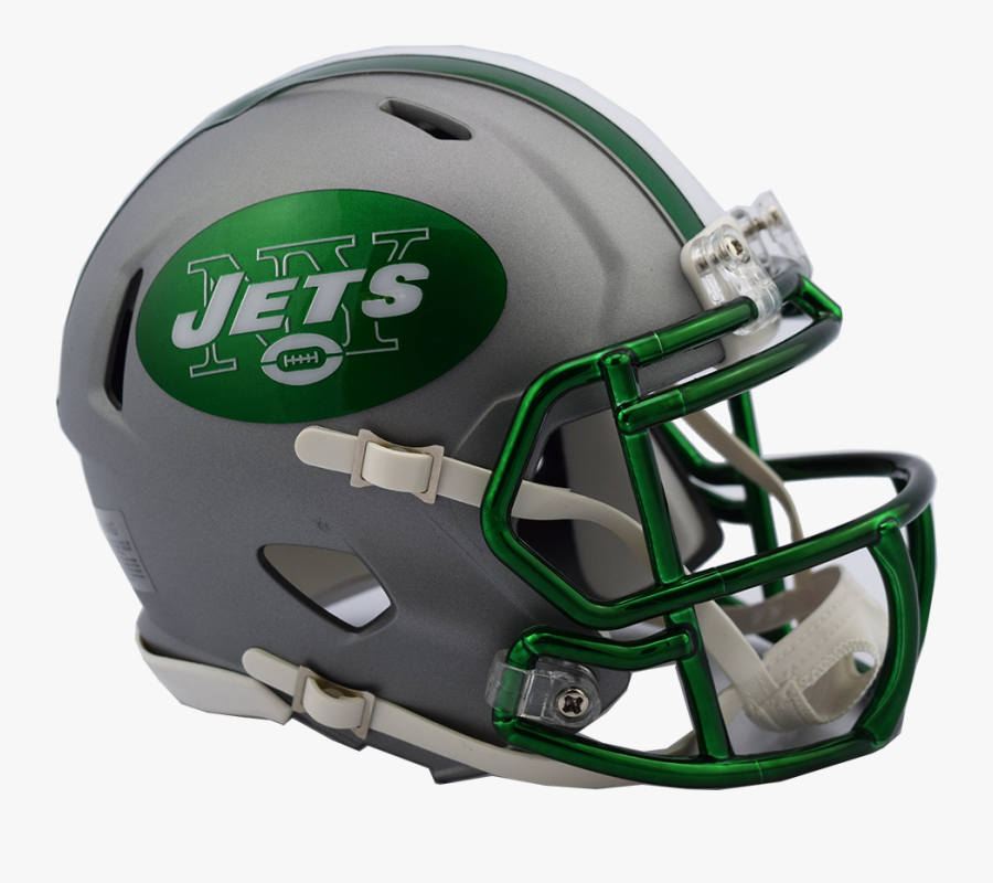Transparent New Orleans Saints Helmet Clipart - New York Jets Mini Helmet, Transparent Clipart