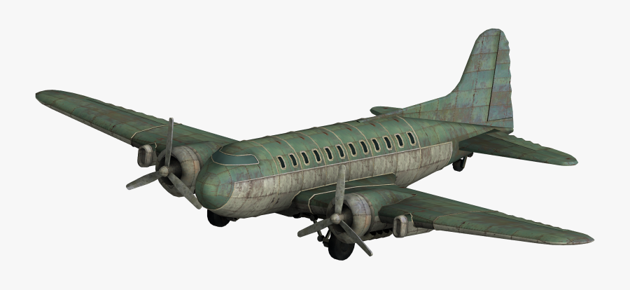 Airplane Clipart Cargo Aircraft - Fallout Plane, Transparent Clipart