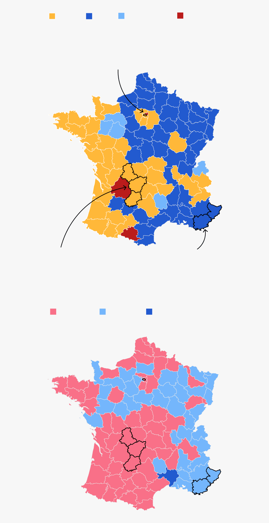Waste Management In France Clipart , Png Download - France 2017 Election Map, Transparent Clipart