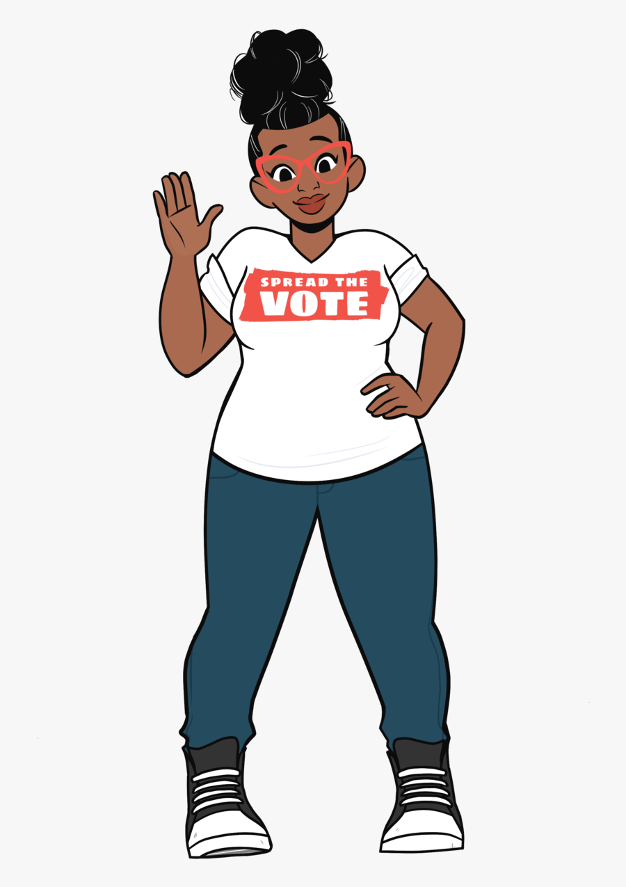 Ed Was Illustrated By Erin Jones Of Evil Eye Candy - Voter Ed, Transparent Clipart