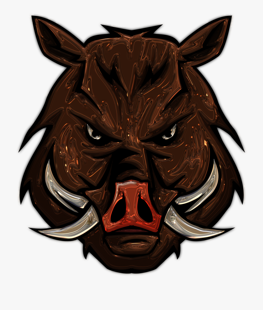 Wild Boar Cartoon Png, Transparent Clipart
