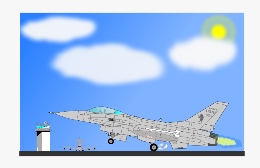 F-16 - General Dynamics F-16 Fighting Falcon, Transparent Clipart
