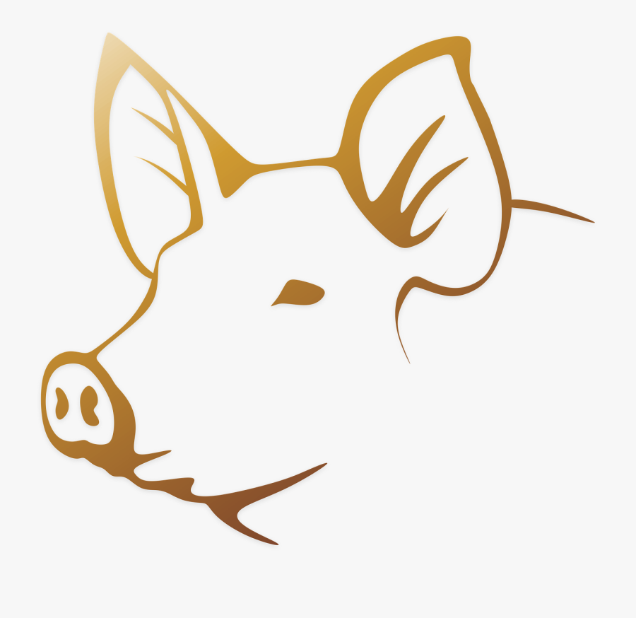 Pork, Porcine, Boar, Animal, Farm, Logo, Head - Pig Farm Logo Design, Transparent Clipart