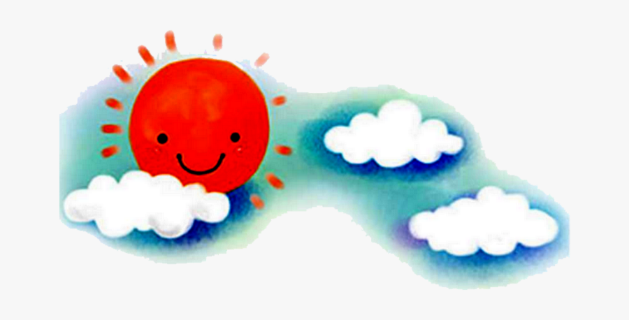 #ftestickers #clipart #cartoon #sky #sun #clouds #cute - Illustration, Transparent Clipart