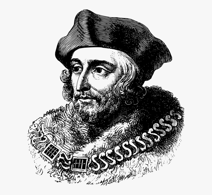 Art,costume Hat,facial Hair - Sir Thomas More, Transparent Clipart