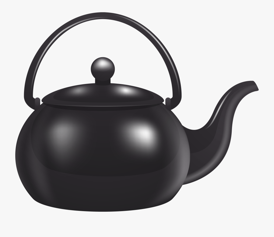 Black Kettle Png Clipart - Animada De Olla Para Cocinar, Transparent Clipart