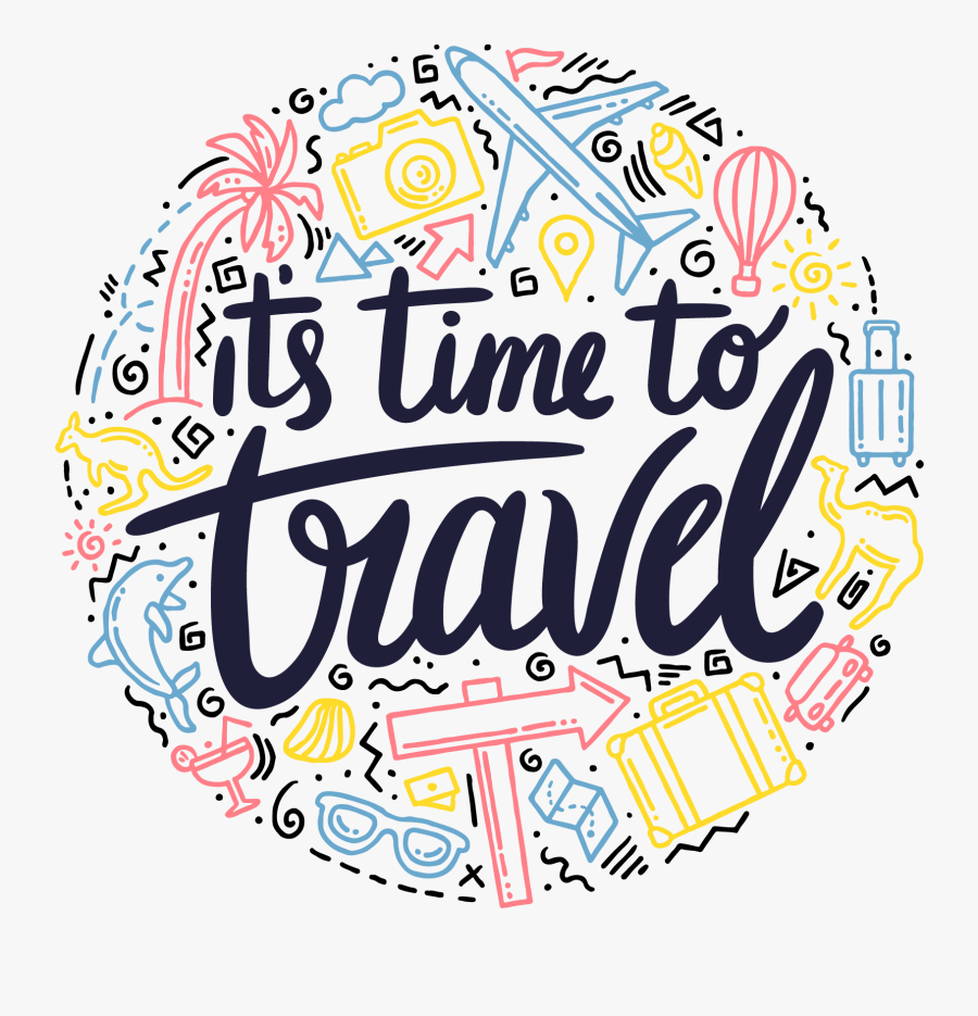 Menabung Untuk Traveling - It's Time To Travel, Transparent Clipart