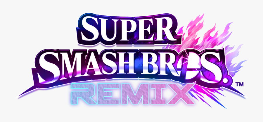 Transparent Time Machine Clipart - Super Smash Bros Remix Logo Png, Transparent Clipart