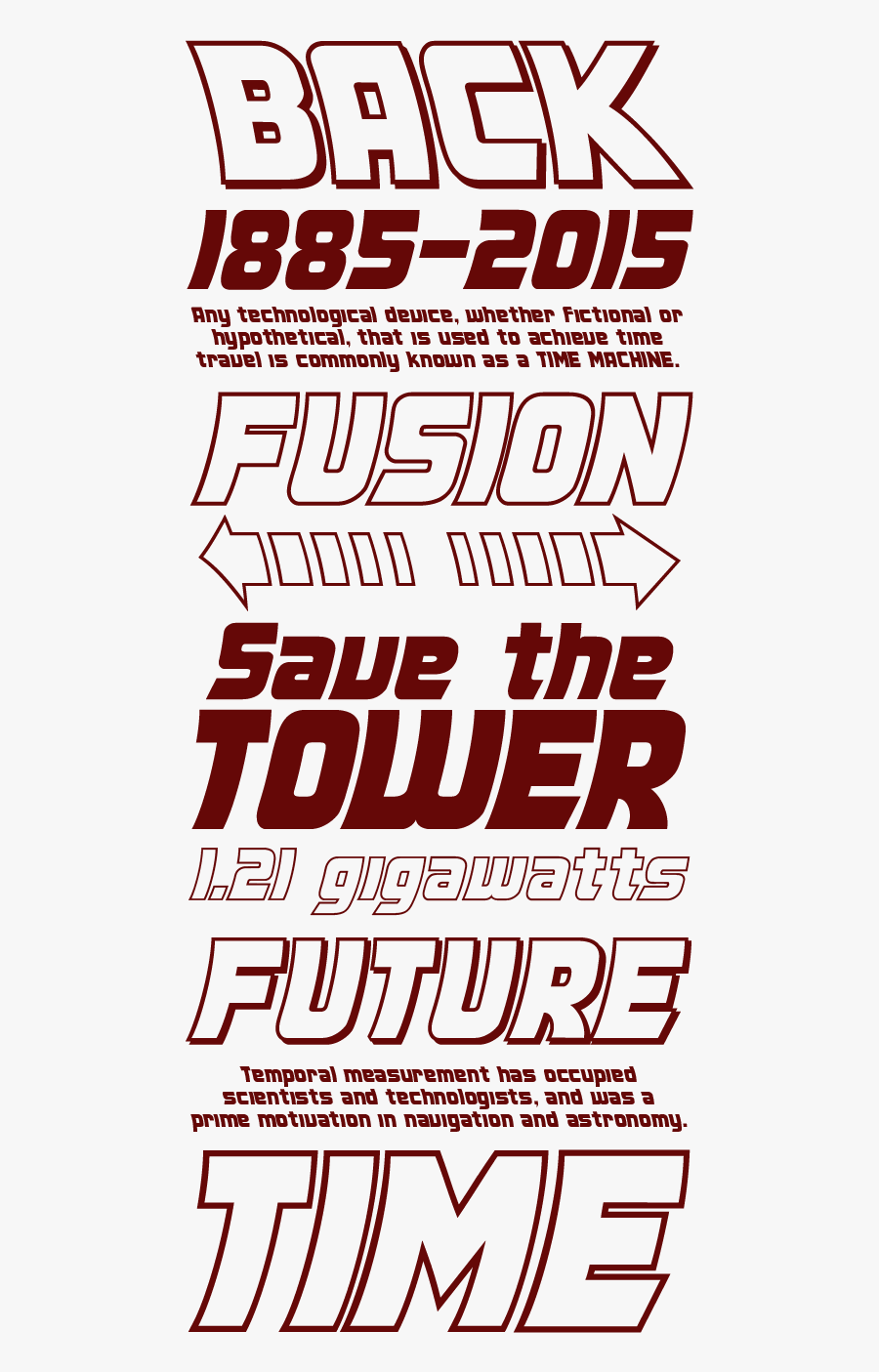 Clip Art Back To The Font - Back To The Future Font, Transparent Clipart