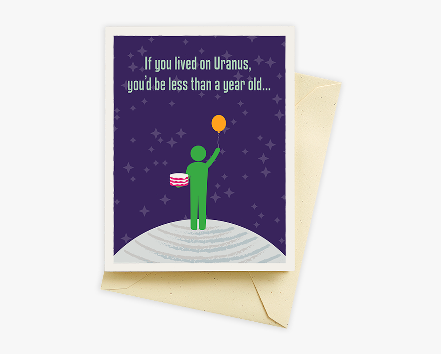 Uranus Card[bd 2017 Ea] - Uranus Birthday Card, Transparent Clipart