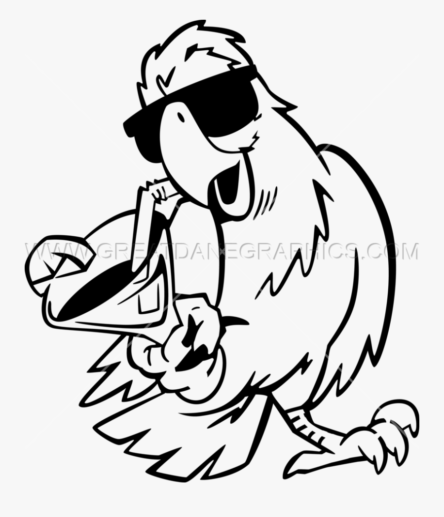 Transparent Gnat Clipart - Martini Parrot, Transparent Clipart