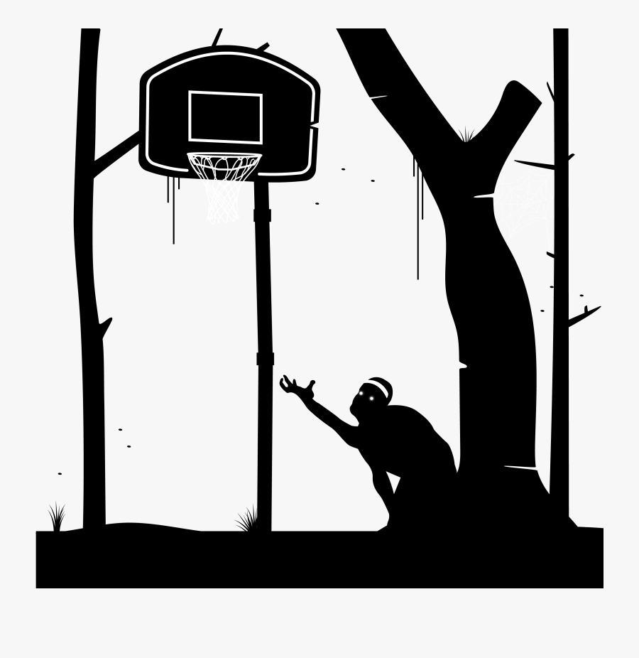 Transparent Ghost Silhouette Png - Illustration, Transparent Clipart