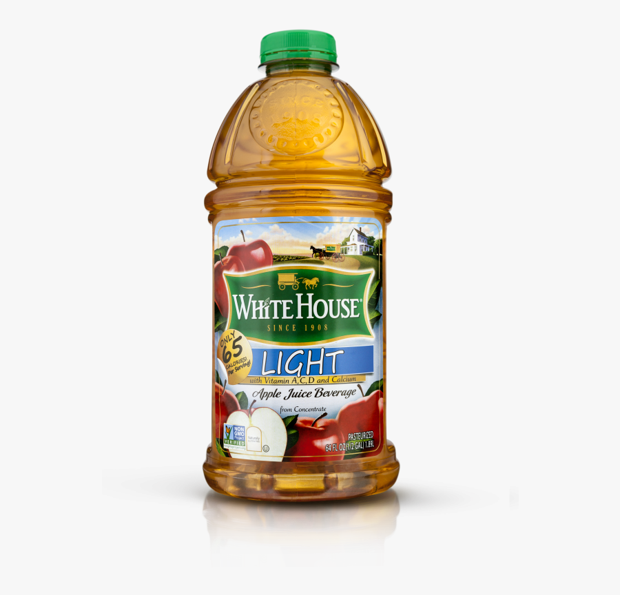 White House Apple Juice 64 Oz - Plastic Bottle, Transparent Clipart