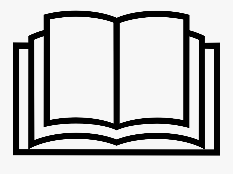 Book Spread Open - Libro Stilizzato, Transparent Clipart