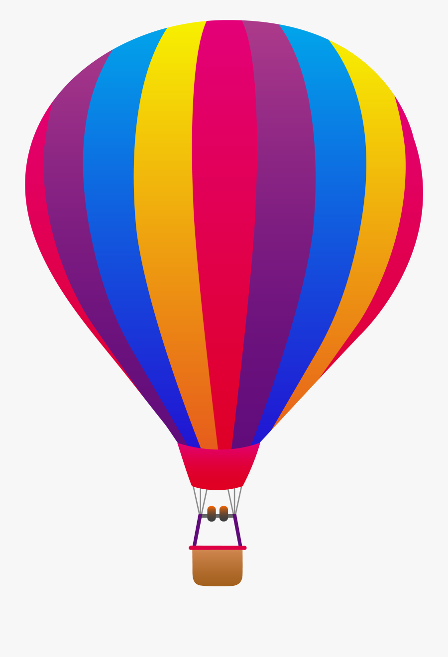 Hot Air Balloon Clip Art, Transparent Clipart
