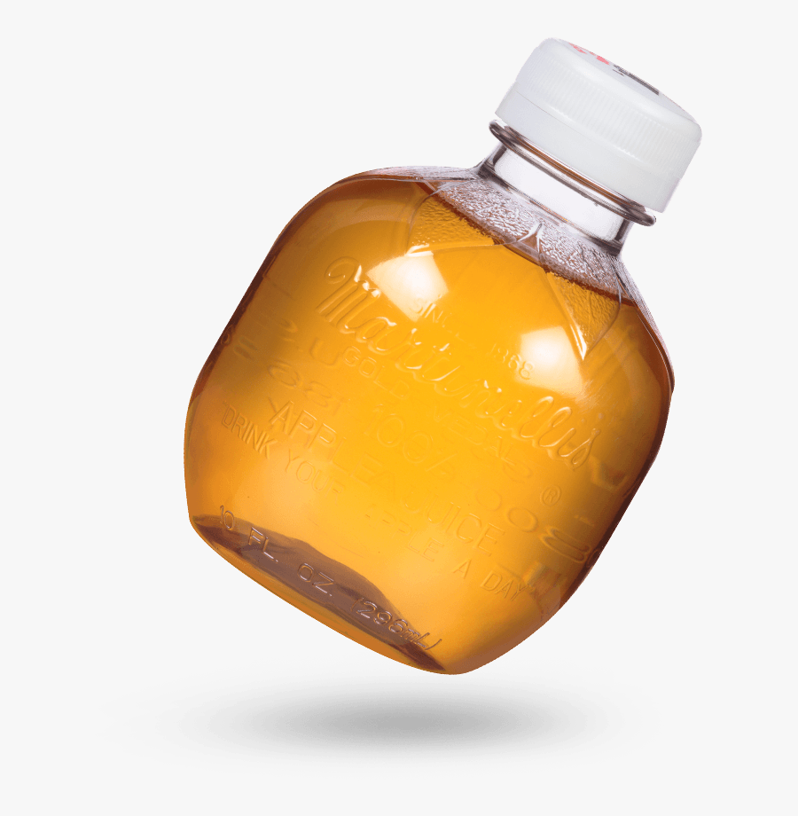 Apple Juice Plastic Bottle, Transparent Clipart