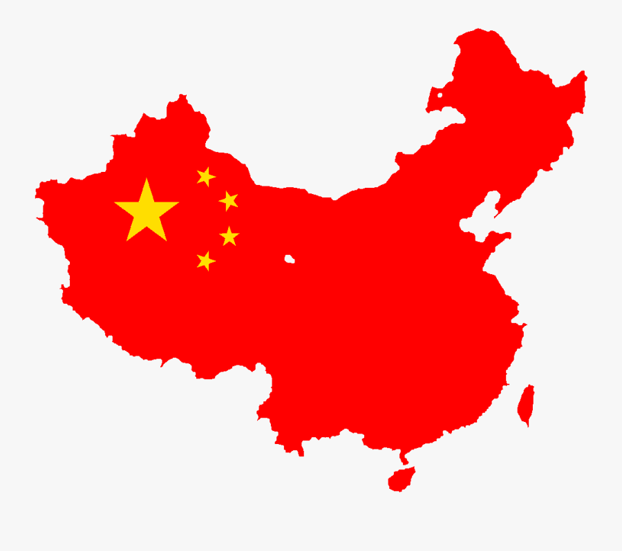 China Flag And Map, Transparent Clipart