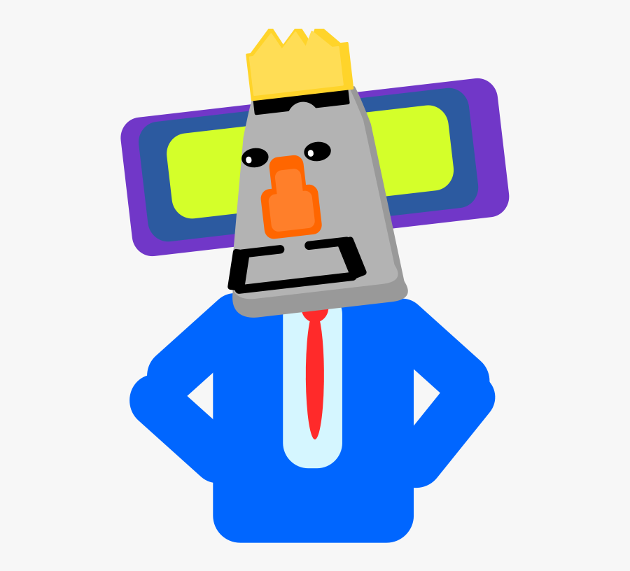 Abstract Cartoony Space King Clip Art - Cartoon, Transparent Clipart