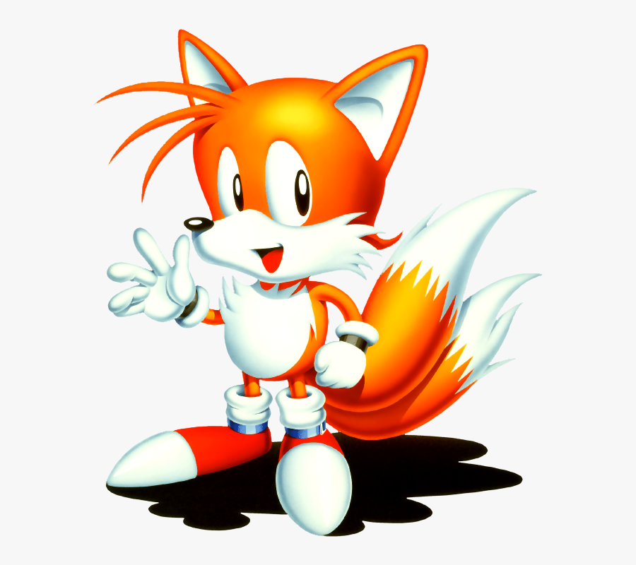 Miles "tails - Classic Tails Sonic 3, Transparent Clipart