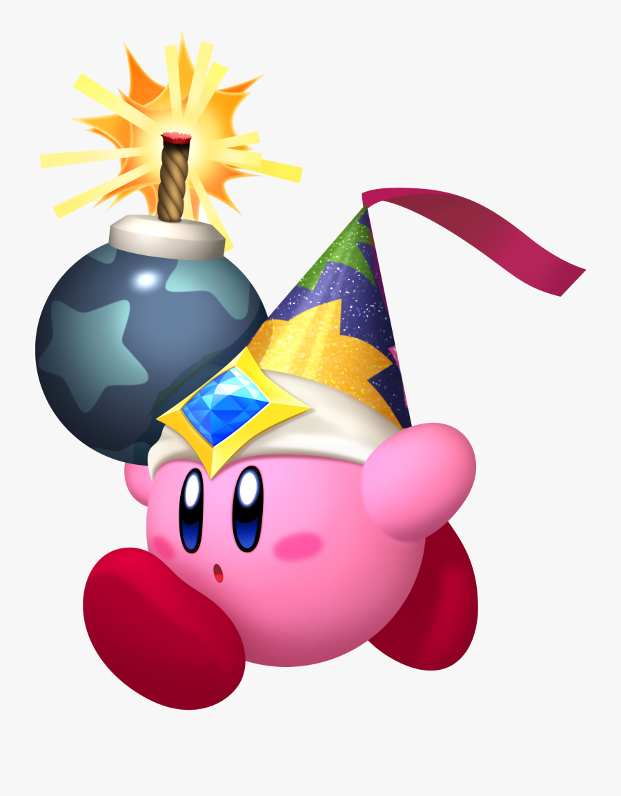 Why Change The Hat - Kirby Triple Deluxe Bomb, Transparent Clipart