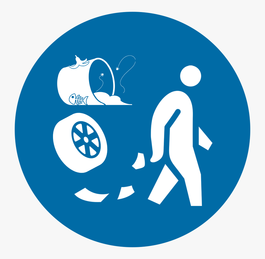 Icons Representing Illegal Dumping - Illegal Dumping Icon, Transparent Clipart