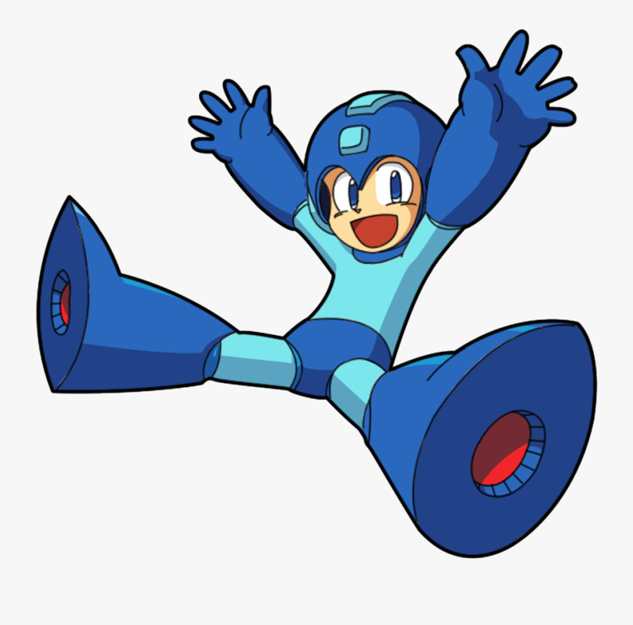 #megaman #blue #robot #videogames #capcom #hero #nintendo - Megaman Png, Transparent Clipart