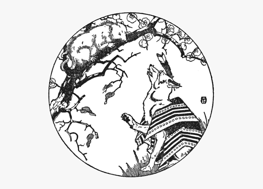 Clip Art Opossum Tattoo - Native American Story Art, Transparent Clipart