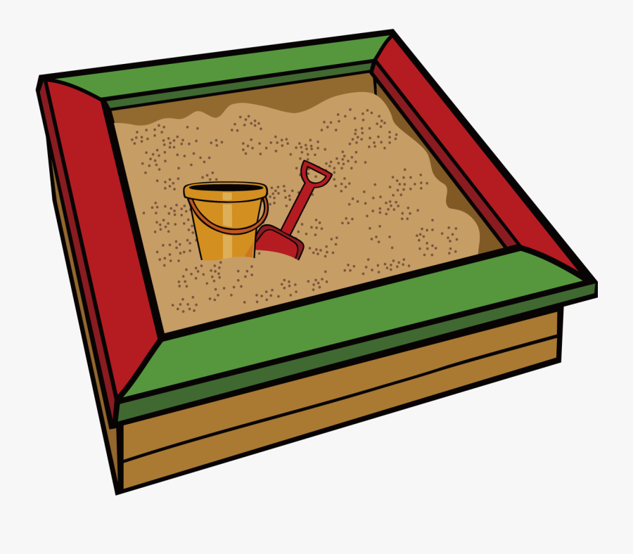 Clip Art Sand And Play Cartoon - Sandbox Clipart, Transparent Clipart